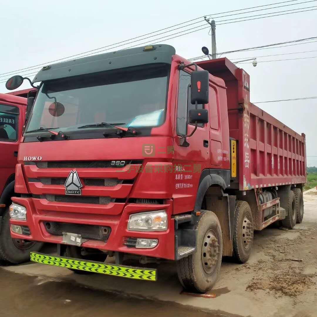 出售豪沃380馬力前四后八自卸車，手續齊全