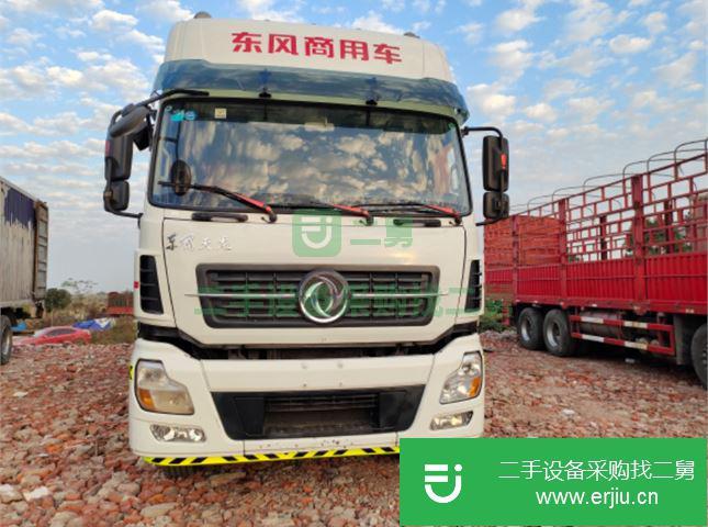 江西出售二手天龍箱式前四后四箱式貨車