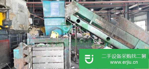 江蘇出售二手120T臥式打包機(jī)
