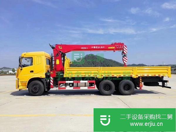 湖北出售二手東風6.3噸隨車吊