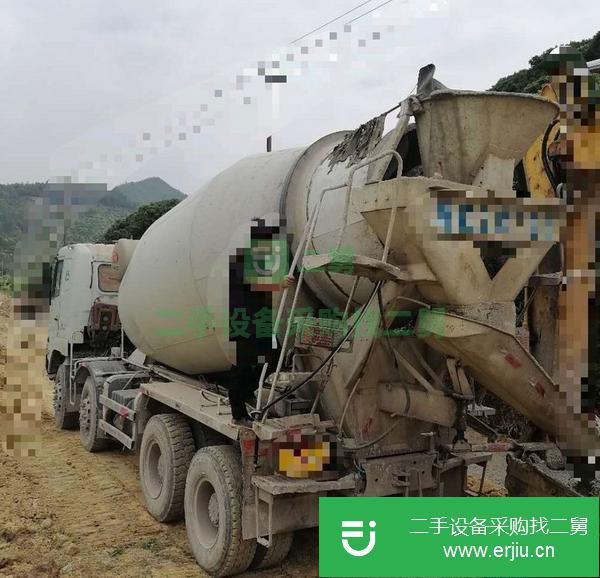 廣西出售二手四橋12方華菱國三攪拌車日野350馬力
