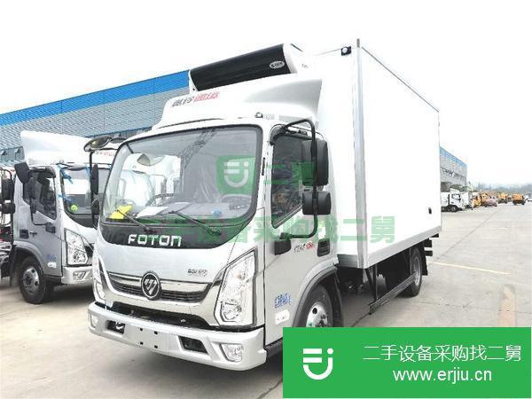 江蘇出售二手福田奧鈴康明斯四米二冷藏車