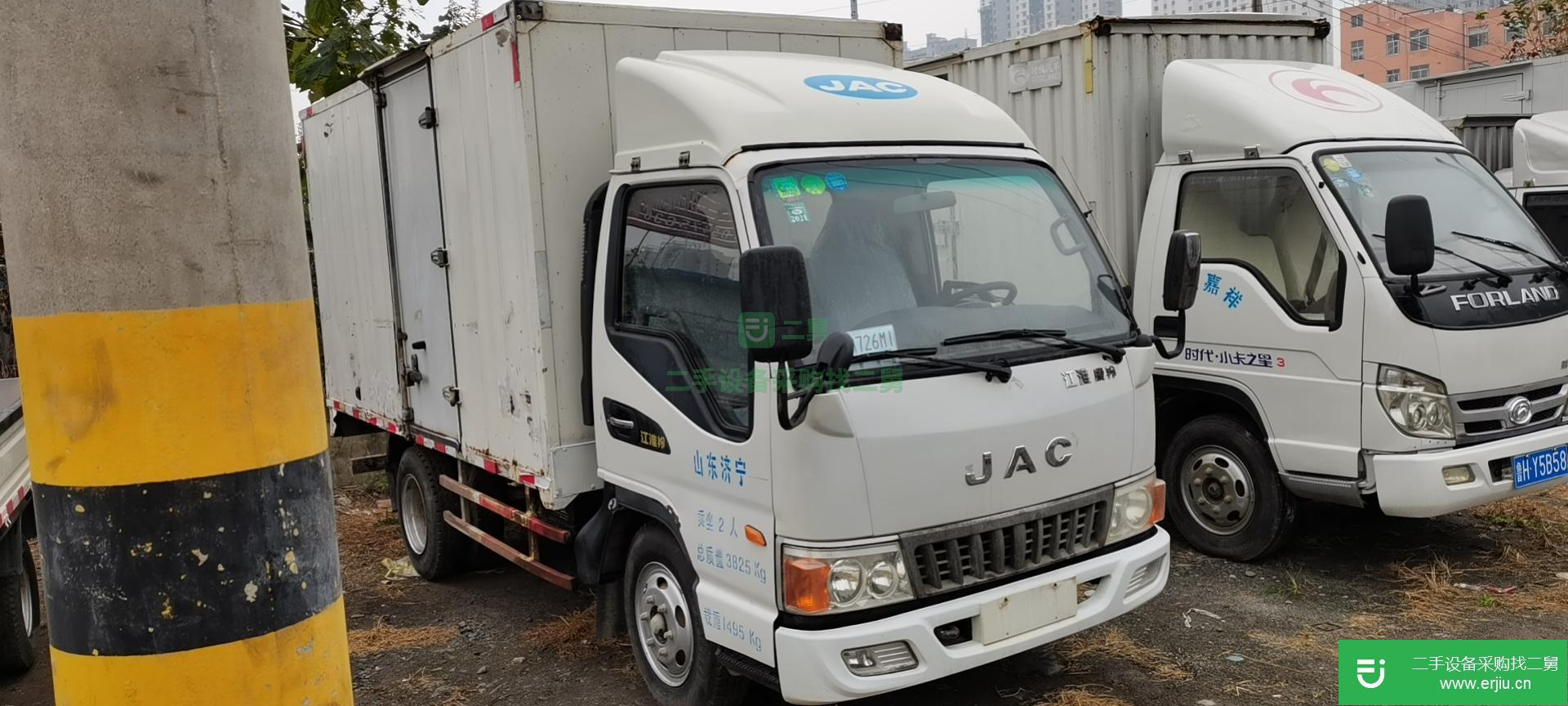 山東出售二手江淮駿鈴箱式貨車