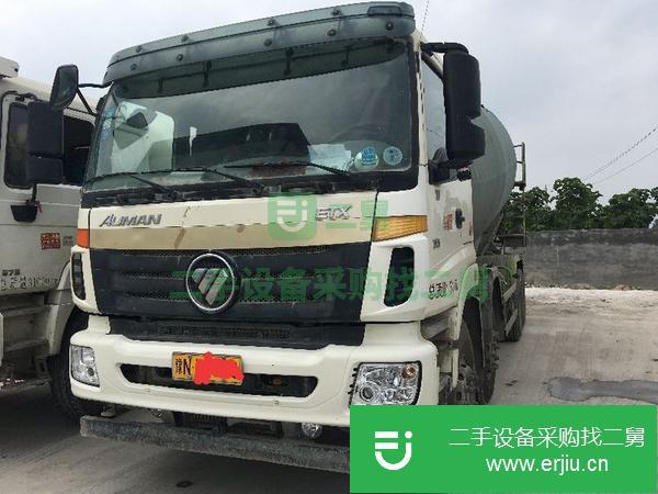 河南出售二手歐曼17年20方國五攪拌罐車