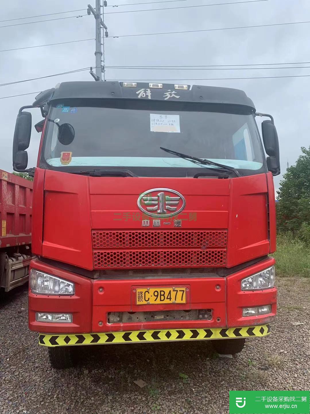 江西出售二手一汽解放350馬力自卸車