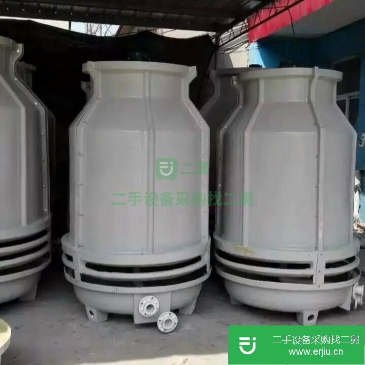 河北出售二手垚犇圓形玻璃鋼冷卻塔