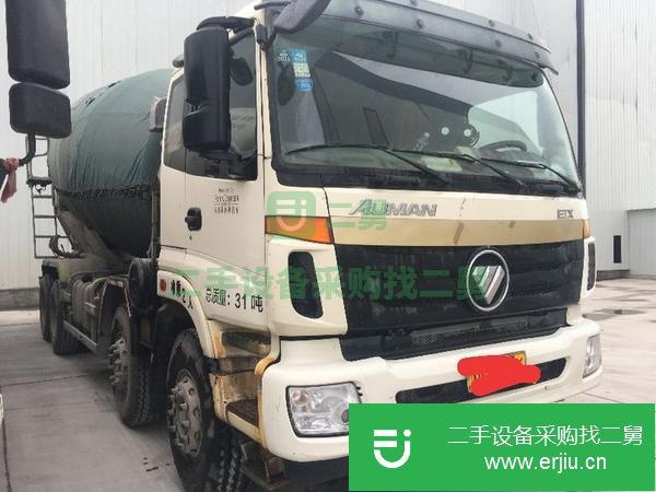河南出售二手歐曼17年20方國五攪拌罐車