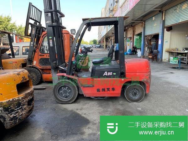 上海出售二手杭州3噸叉車升高3.6米
