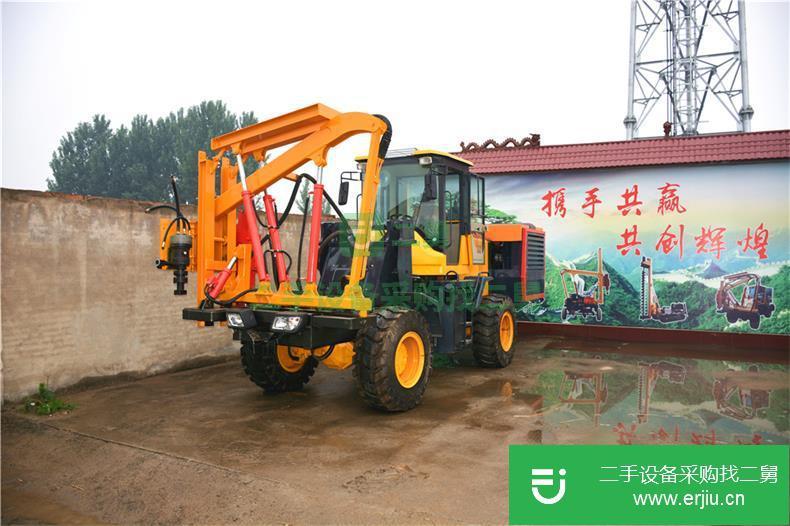 山東出售二手高速公路護欄打樁機