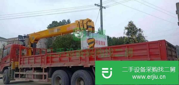 湖南出售二手東風玉柴240馬力12噸4節臂隨車吊