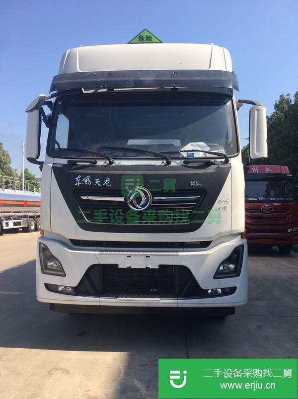 浙江出售二手國六東風20噸前四后八鋁合金油罐車