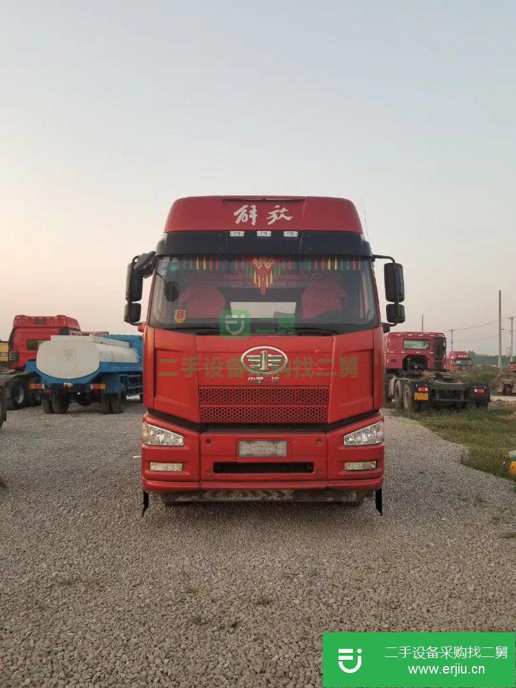 山東出售二手一汽解放420馬力牽引車