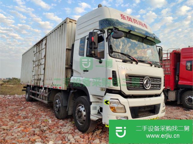 江西出售二手天龍箱式前四后四箱式貨車