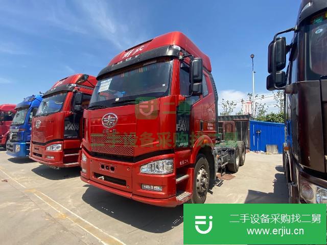 陜西出售二手一汽解放500馬力牽引車