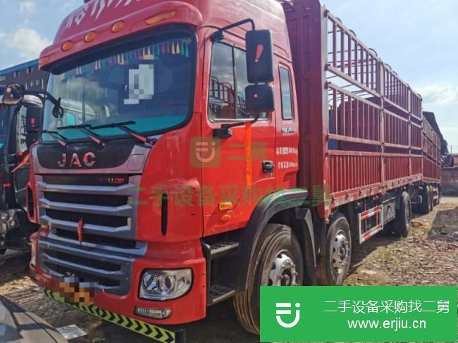 江西出售二手江淮格爾發(fā)前四后四高欄貨車