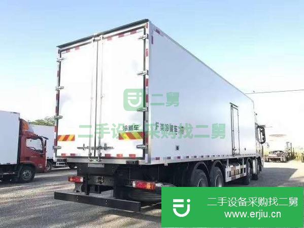 陜西出售二手福田歐曼9.6米400馬力冷藏車