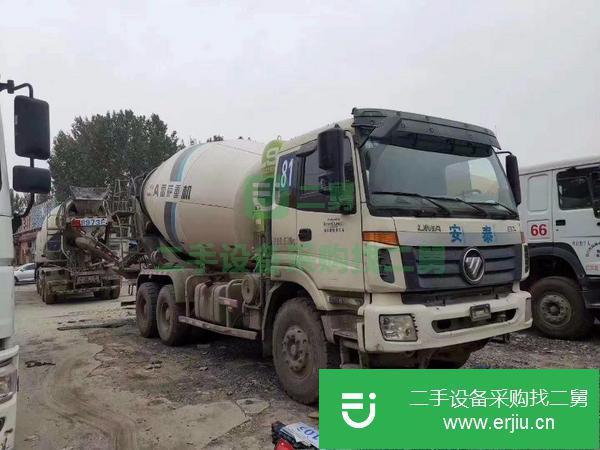 黑龍江出售二手歐曼大15方攪拌車車況精品國五排放