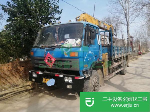 青海出售二手2014年8噸石煤隨車吊