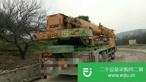 浙江出售二手10年5月徐工25k-1汽車吊
