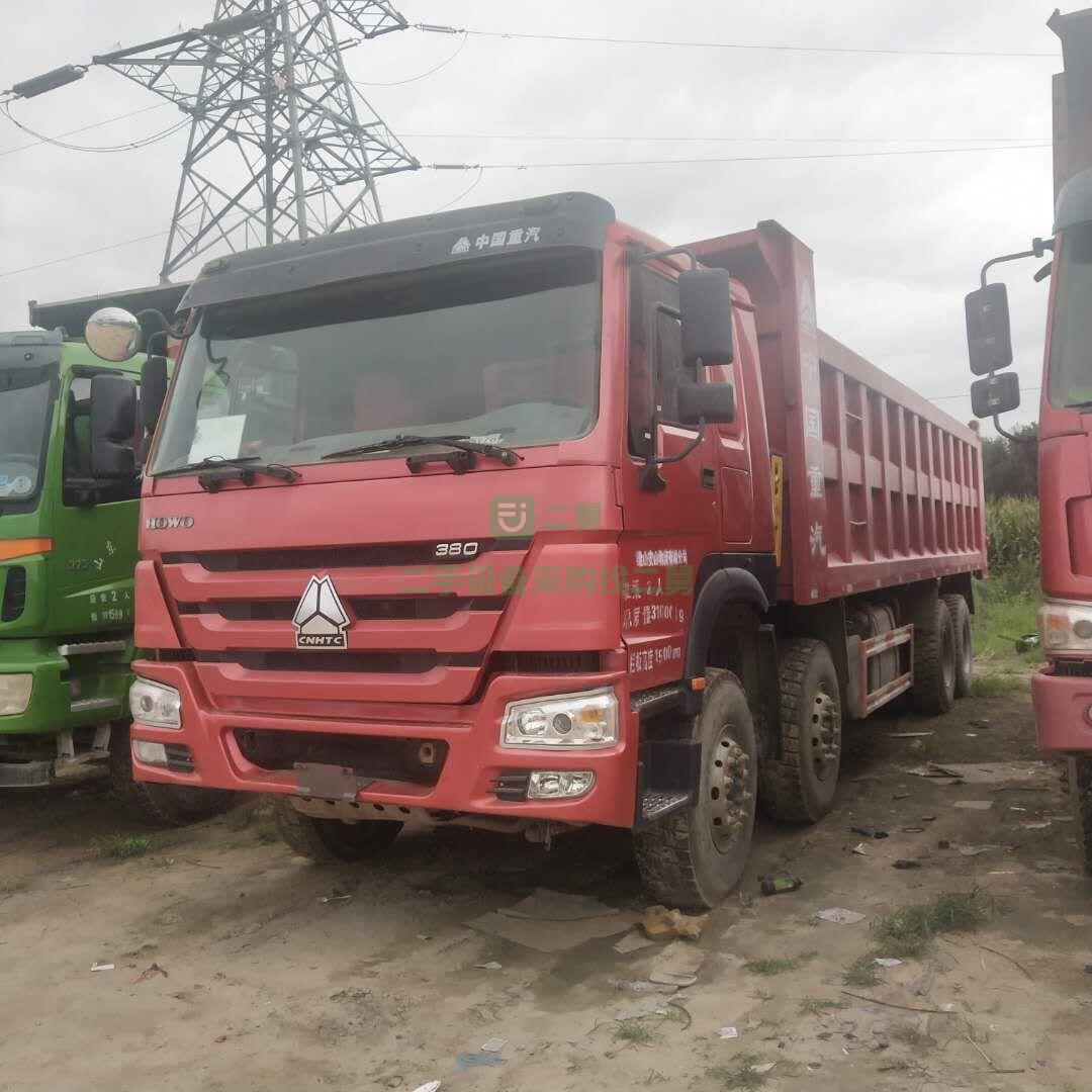 出售豪沃380馬力前四后八自卸車，手續齊全