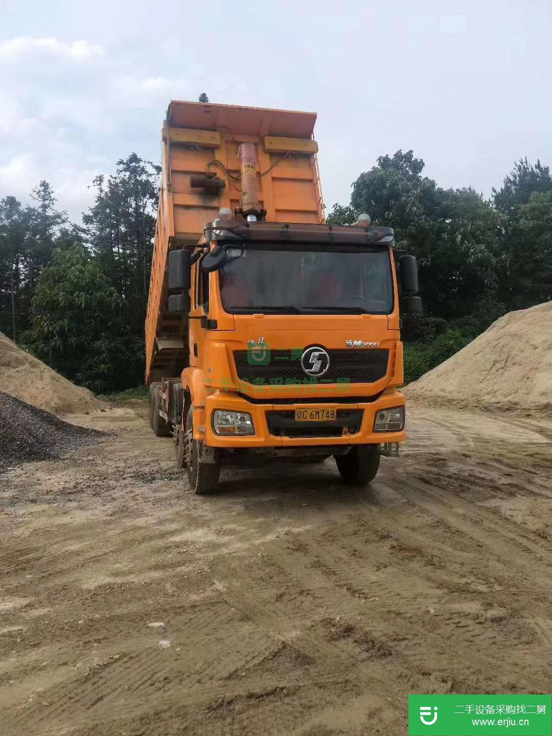 江西出售二手陜汽重卡375馬力自卸車