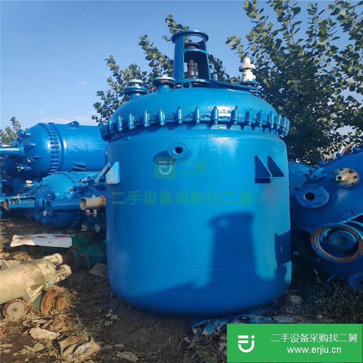 山東出售二手5000L搪瓷反應釜