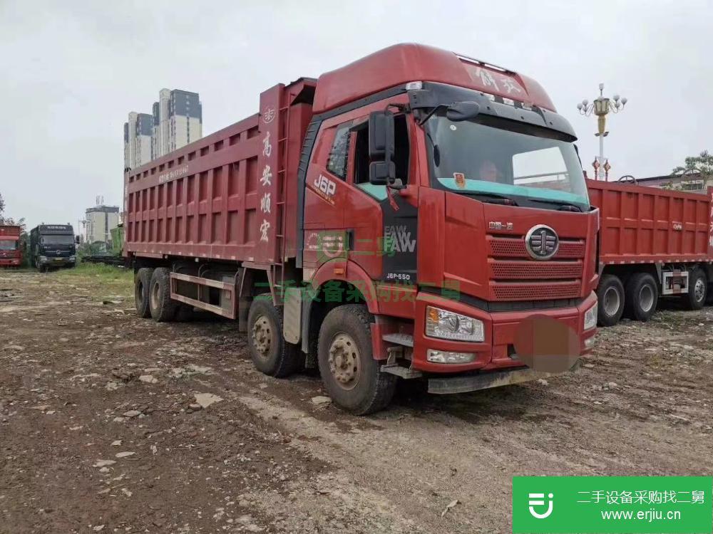 貴州出售二手解放J6P前四后八自卸車