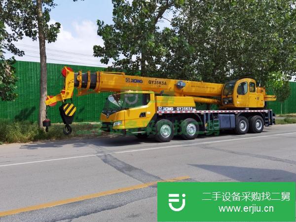 上海出售二手徐工35噸吊車新車狀態