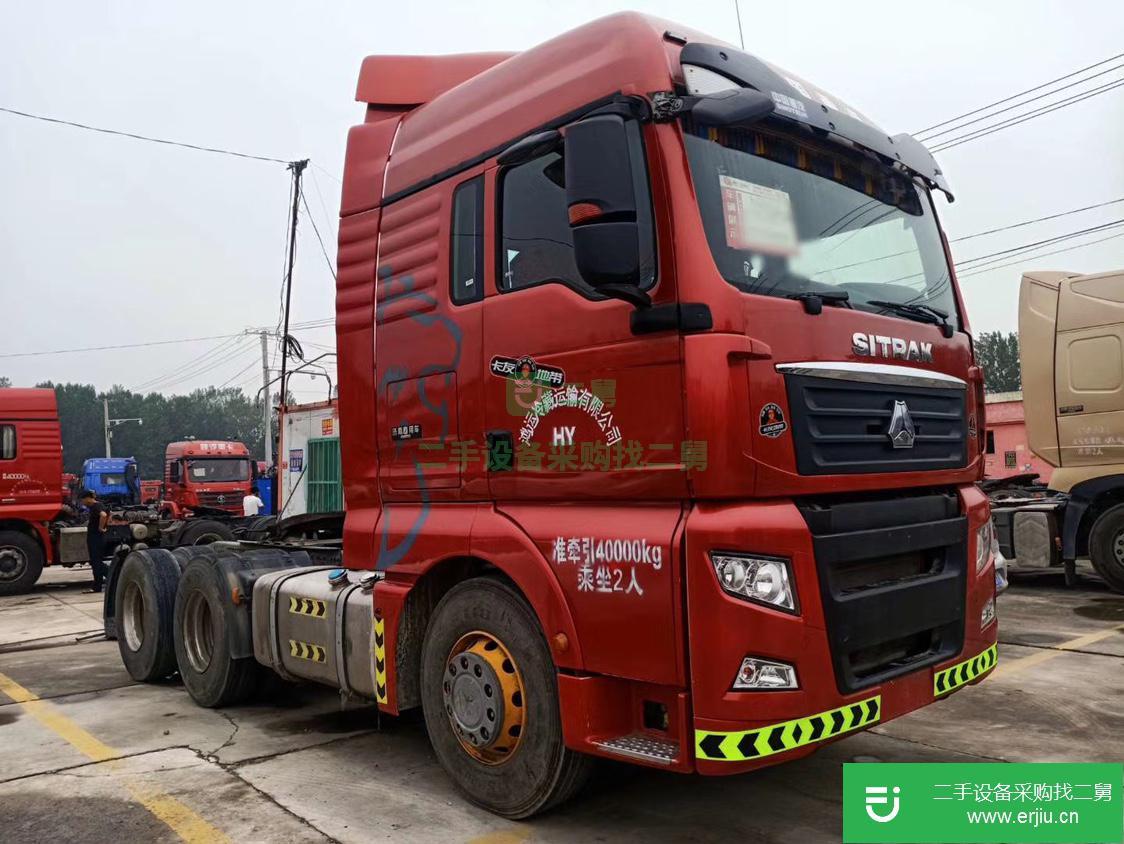 山東出售二手重汽汕德卡牽引車