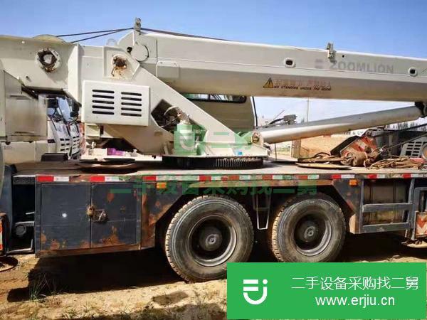 陜西出售二手中聯(lián)25v5汽車吊13年出廠國三