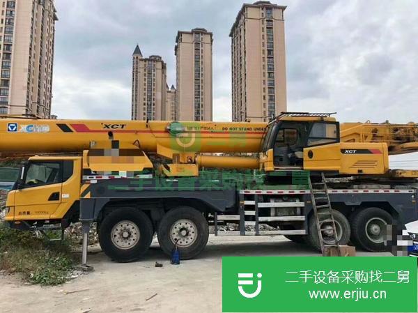陜西出售二手15年XCT80L5汽車吊國四排放