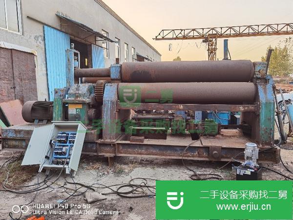 青海出售二手實(shí)心加重型W11-30*2500機(jī)械全自動卷板機(jī)