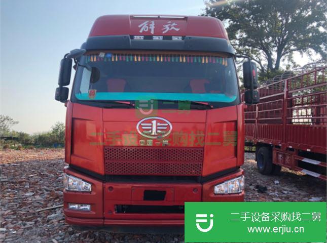 江西出售二手一汽解放J6P高欄載貨車