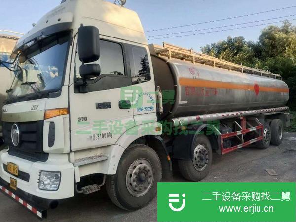 福建出售二手國五歐曼前四后六鋁合金油罐車