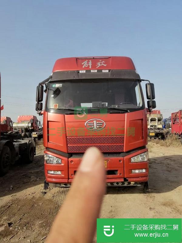 天津出售二手390馬力單驅解放牽引車