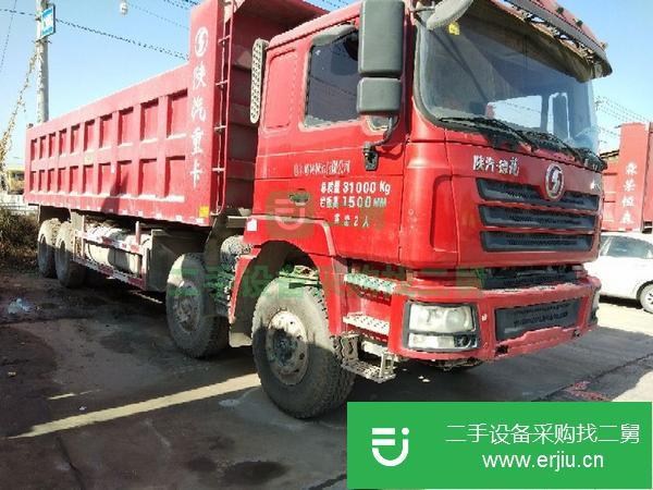甘肅出售二手國五德龍前四后八自卸車過戶，可分期付款
