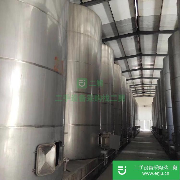 山東出售二手不銹鋼儲罐