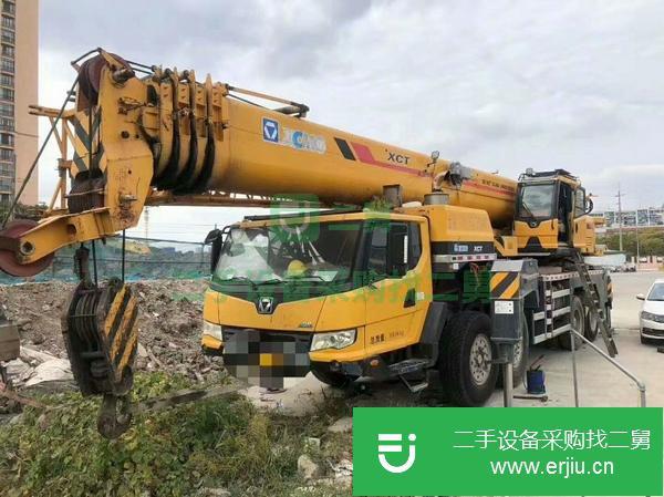 陜西出售二手15年XCT80L5汽車吊國四排放