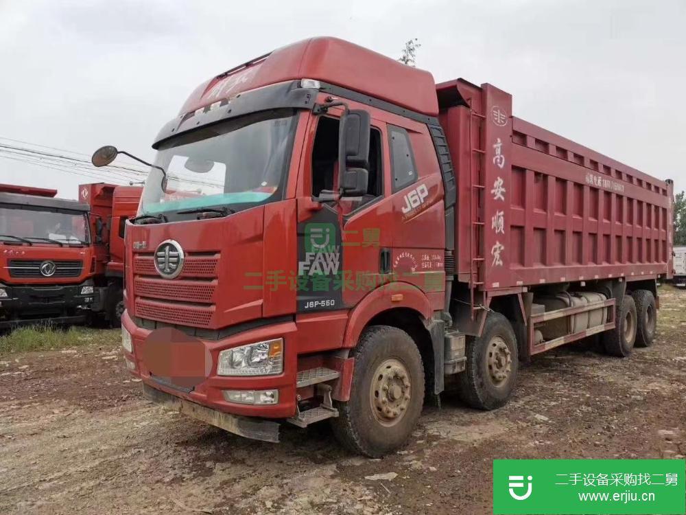 貴州出售二手解放J6P前四后八自卸車