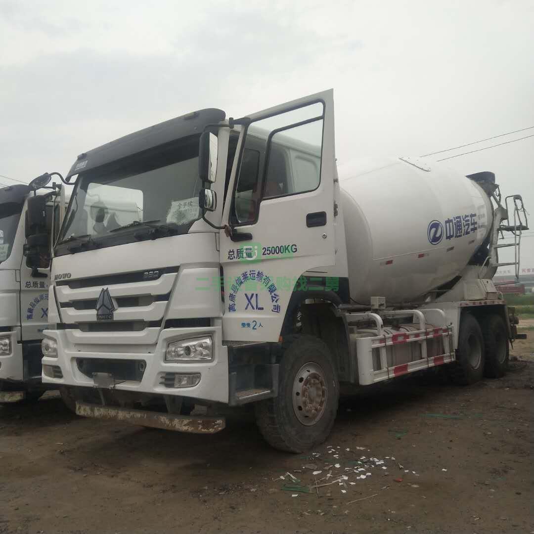 出售二手國四8方豪沃混凝土攪拌車