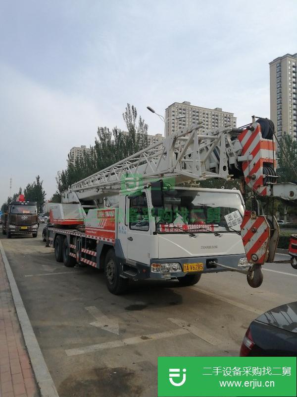 吉林出售二手中聯25噸四節臂吊車電腦精準車況精品