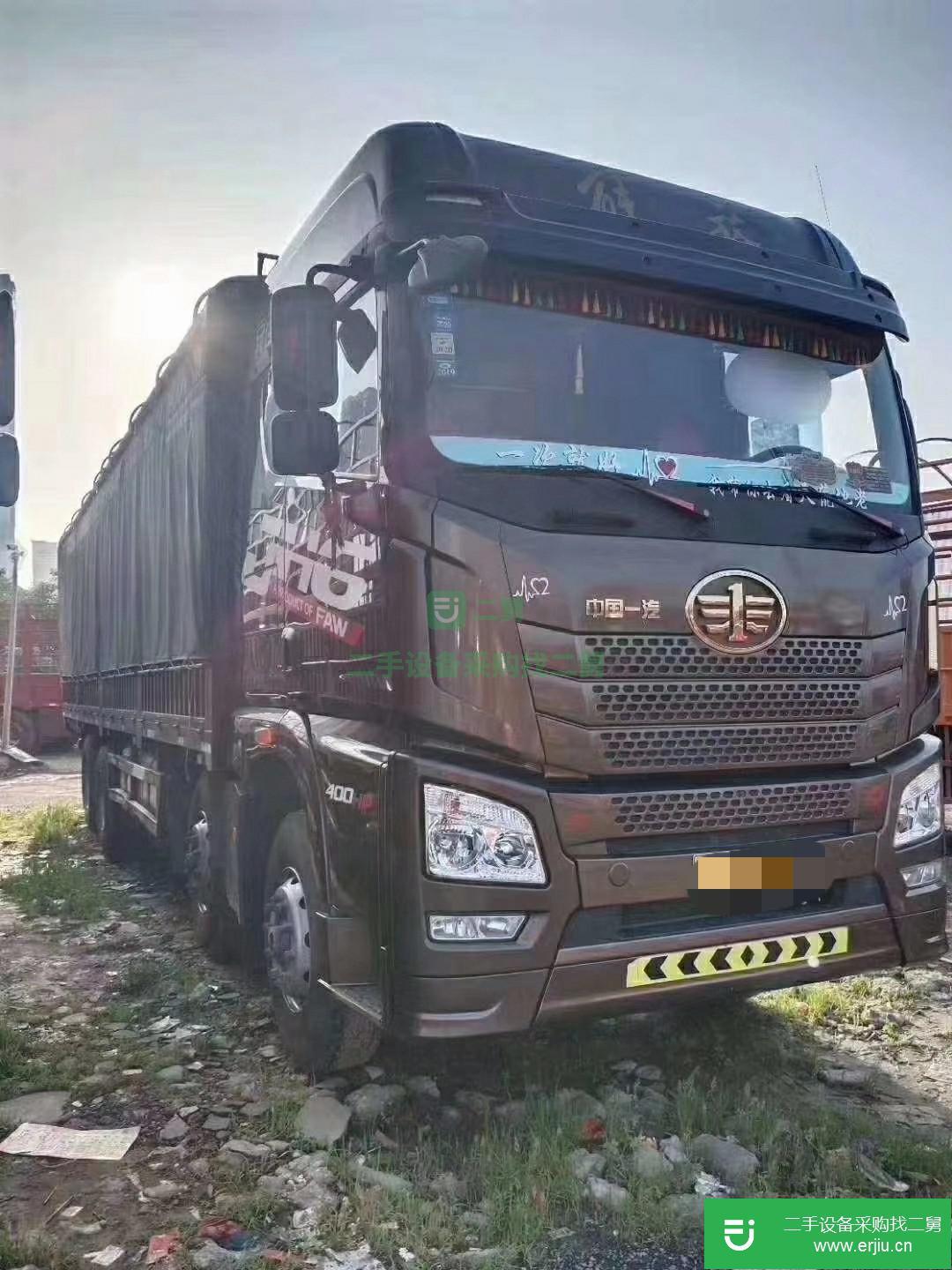 江西出售二手解放JH6前四后八倉欄載貨車