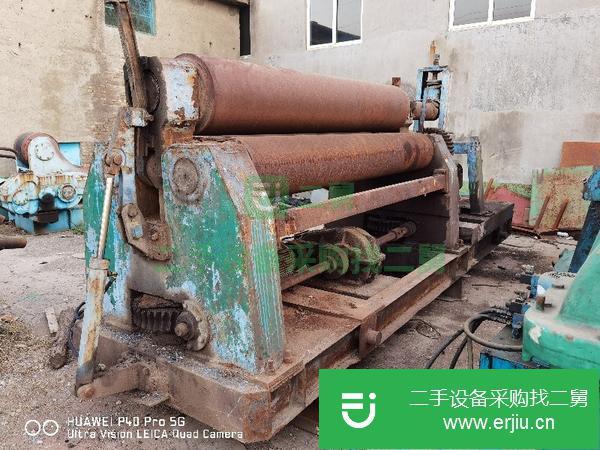 青海出售二手實(shí)心加重型W11-30*2500機(jī)械全自動卷板機(jī)