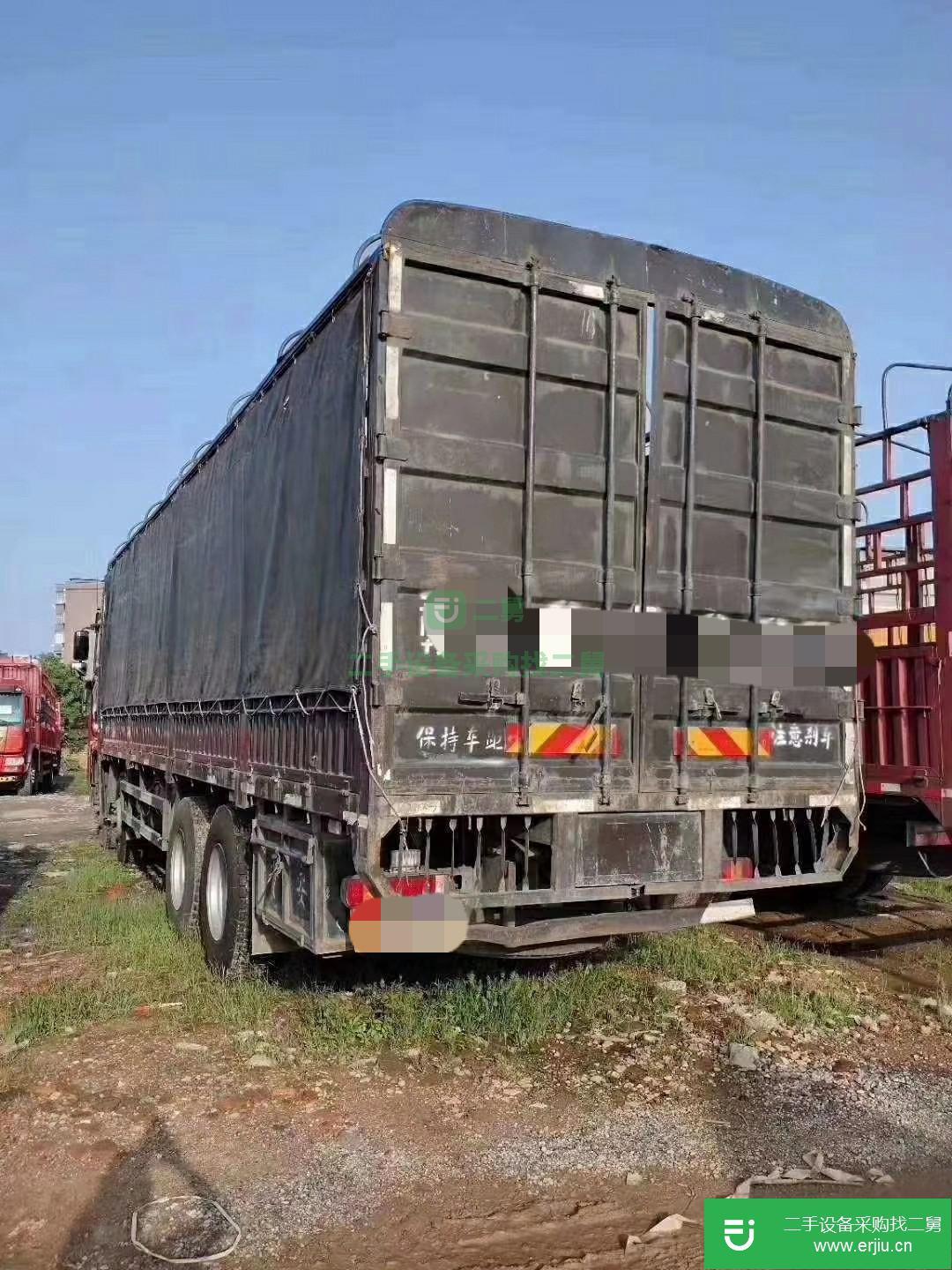 江西出售二手解放JH6前四后八倉欄載貨車