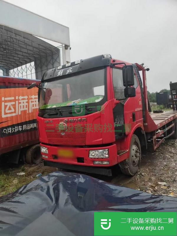 湖北出售二手單橋平板運輸車180匹馬力