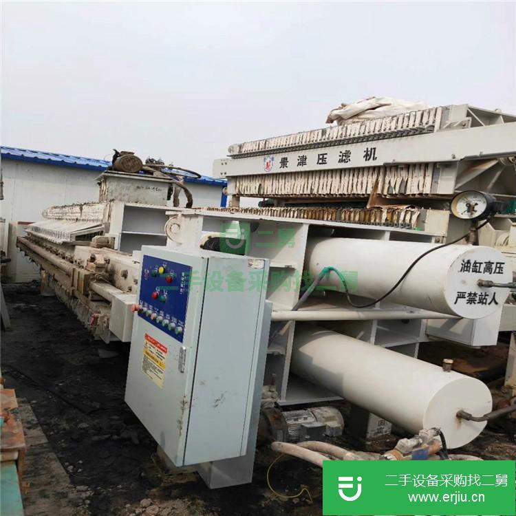 山東出售二手300平方隔膜壓濾機