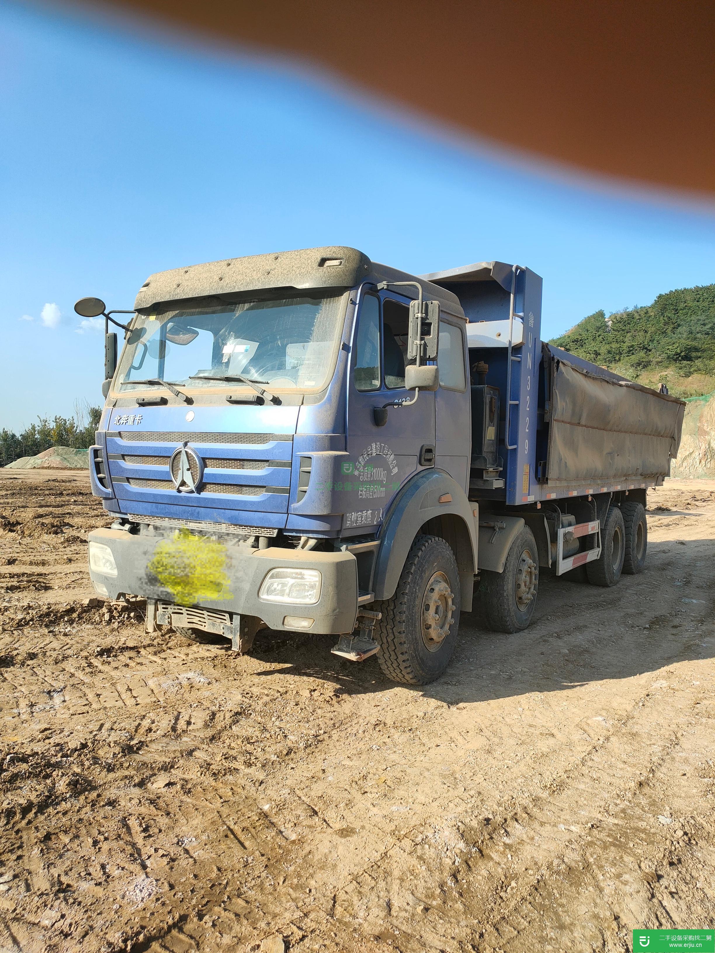 山東出售二手北奔重卡自卸車