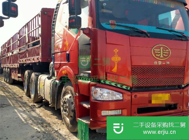 江西出售二手一汽解放J6P半掛車