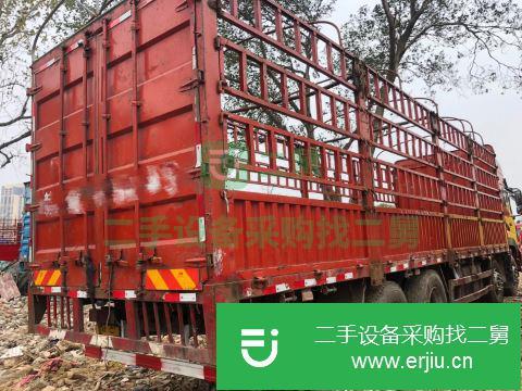 江西出售二手東風天龍前四后八倉柵式貨車
