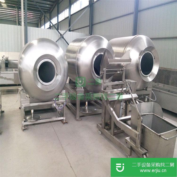 山東出售二手500L變頻真空滾揉機